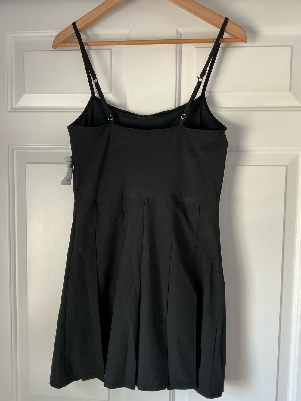 Abercrombie & Fitch Black Pleated Spaghetti Strap Traveler Mini Dress S - Picture 4 of 16